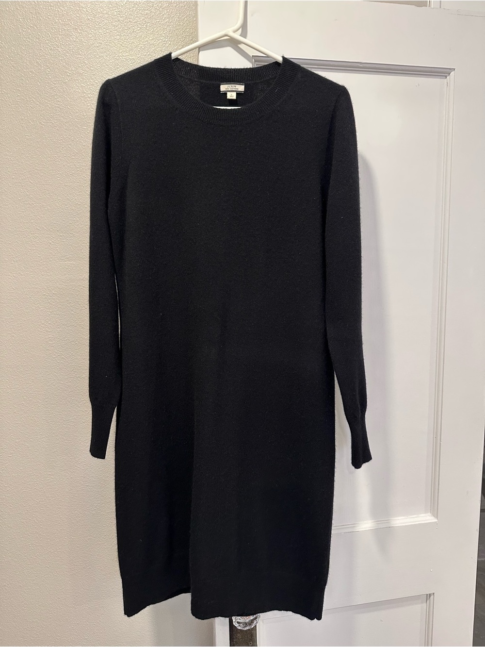 J. Crew Black Cashmere Crewneck Dress - Picture 2 of 6